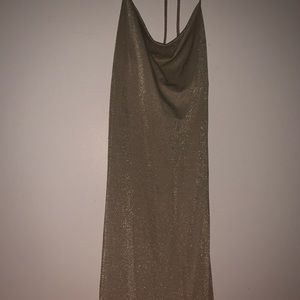 Sparkly golden dress